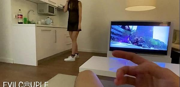  Blowjob while on the Phone with BF ( CHEATING )